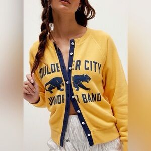 Free People Junior Sweatshirt Cardigan
